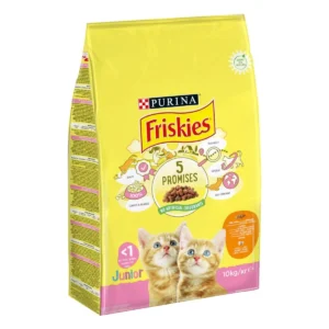 Friskies Junior - Пълноценна храна за малки котета и бременни или кърмещи котки. 10кг - Image 2