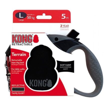 Автоматичен повод KONG Black
